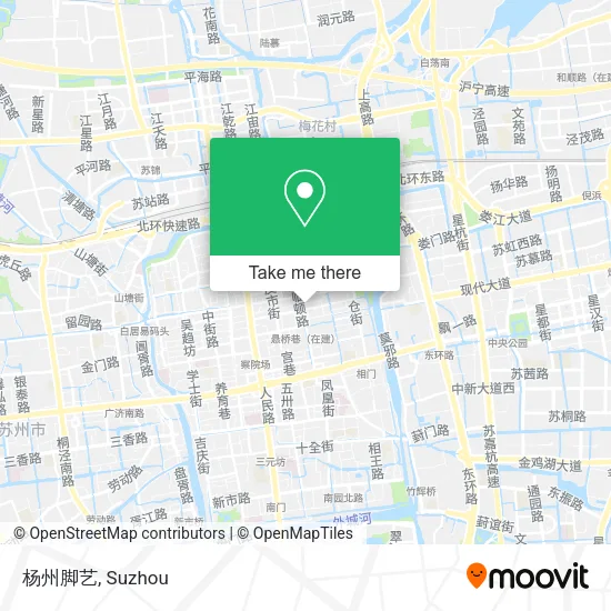 杨州脚艺 map