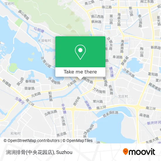 润润排骨(中央花园店) map