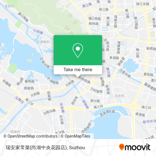 瑞安家常菜(尚湖中央花园店) map