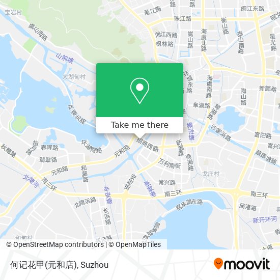 何记花甲(元和店) map