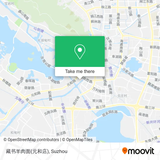 藏书羊肉面(元和店) map