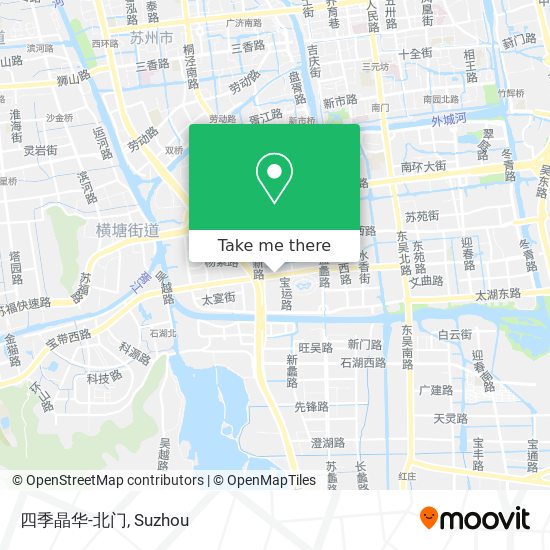 四季晶华-北门 map