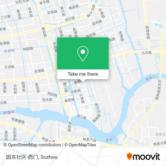 园东社区-西门 map