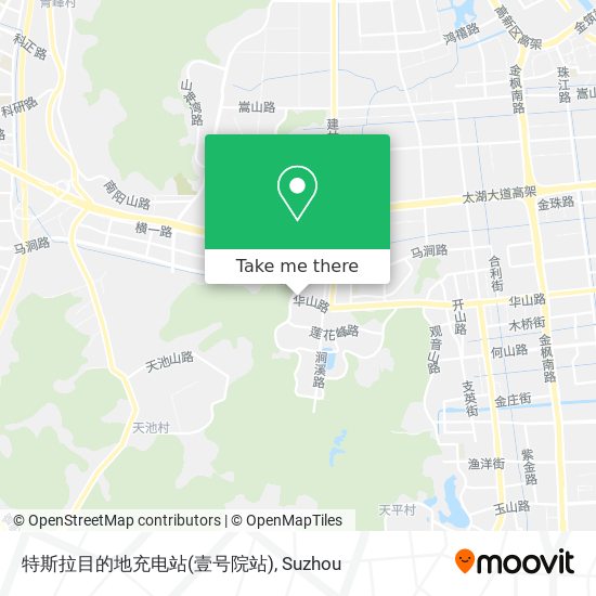 特斯拉目的地充电站(壹号院站) map