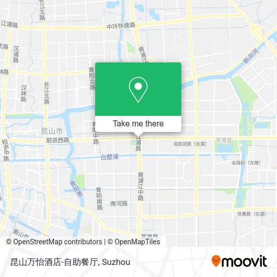 昆山万怡酒店-自助餐厅 map