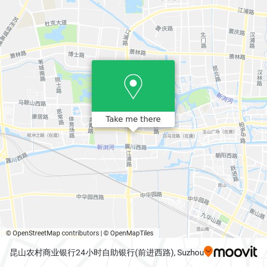 昆山农村商业银行24小时自助银行(前进西路) map