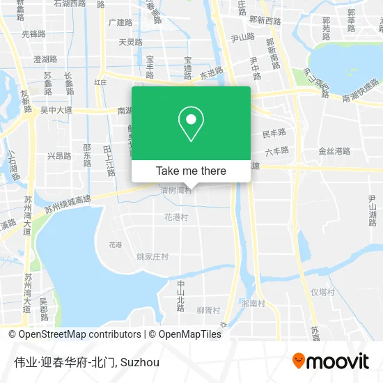 伟业·迎春华府-北门 map