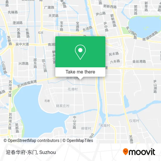 迎春华府-东门 map