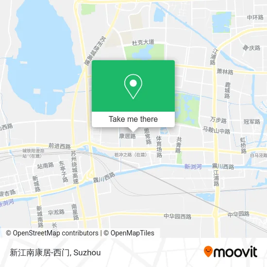 新江南康居-西门 map