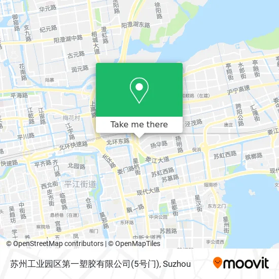 苏州工业园区第一塑胶有限公司(5号门) map