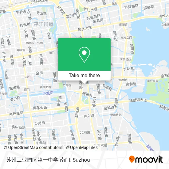 苏州工业园区第一中学-南门 map