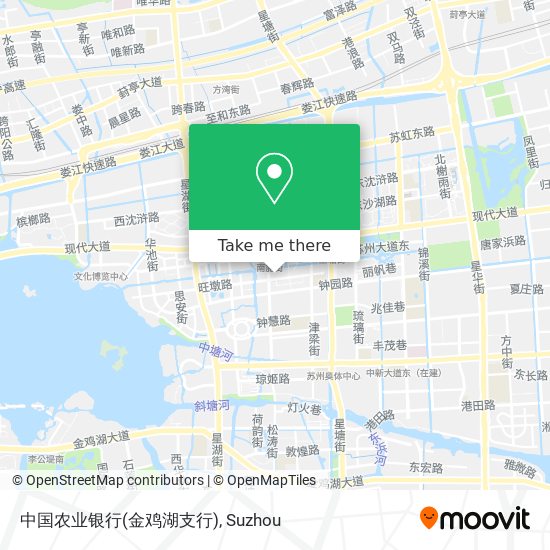 中国农业银行(金鸡湖支行) map