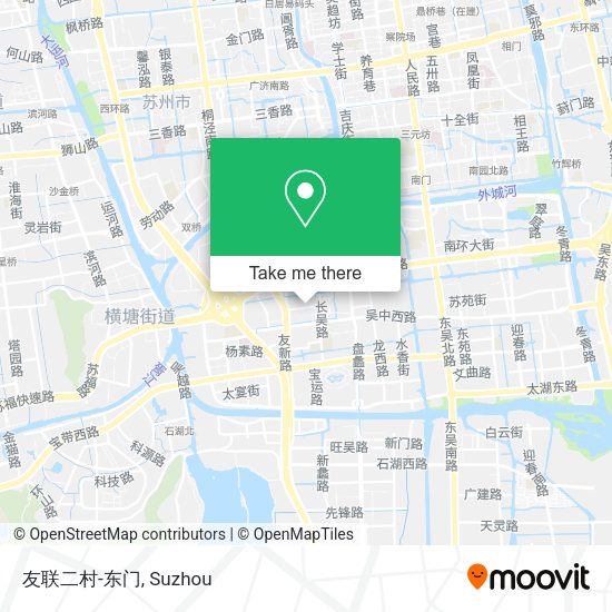 友联二村-东门 map