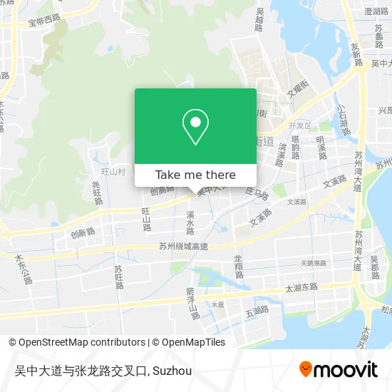 吴中大道与张龙路交叉口 map