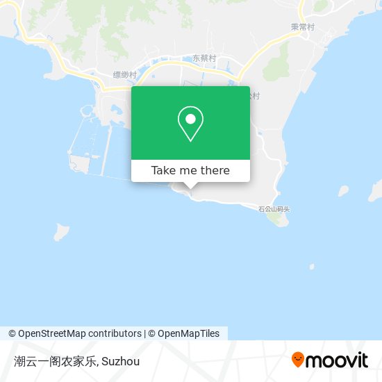 潮云一阁农家乐 map
