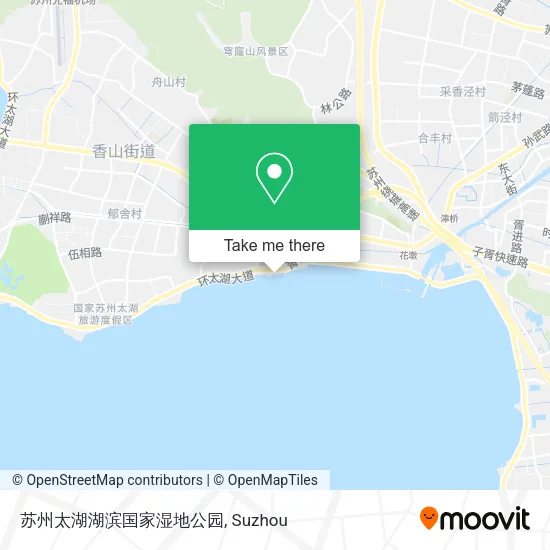 苏州太湖湖滨国家湿地公园 map