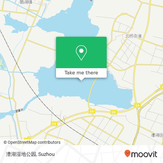 漕湖湿地公园 map