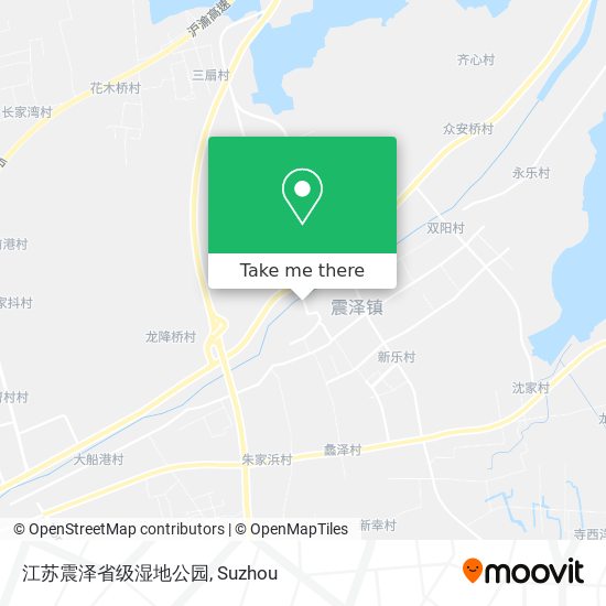 江苏震泽省级湿地公园 map