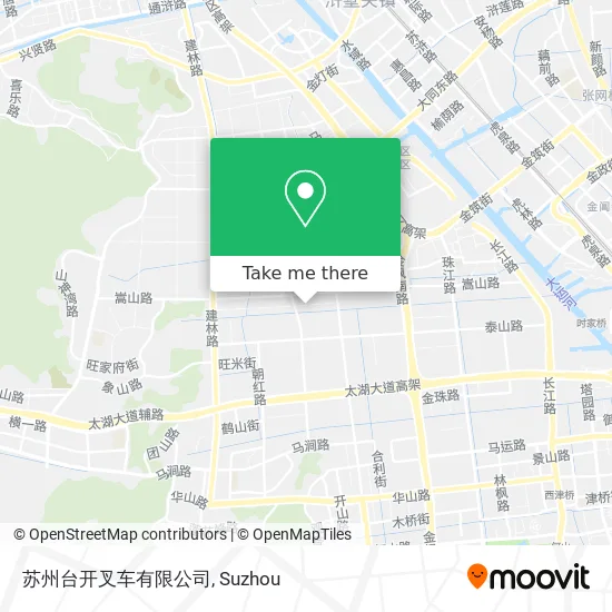 苏州台开叉车有限公司 map