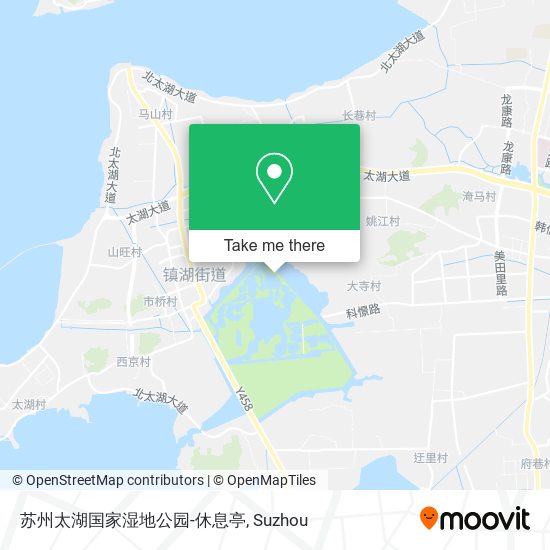 苏州太湖国家湿地公园-休息亭 map
