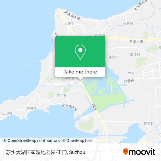 苏州太湖国家湿地公园-正门 map