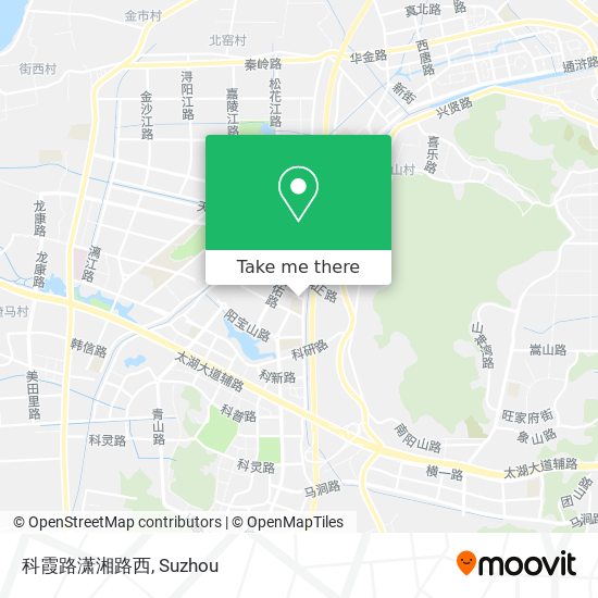 科霞路潇湘路西 map