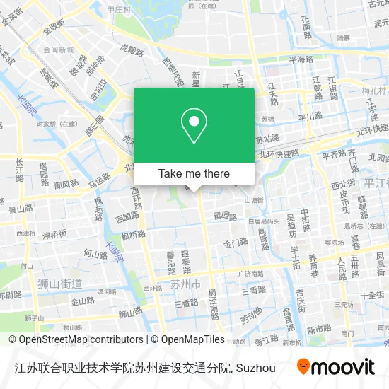 江苏联合职业技术学院苏州建设交通分院 map