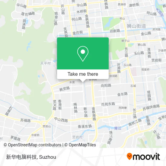 新华电脑科技 map