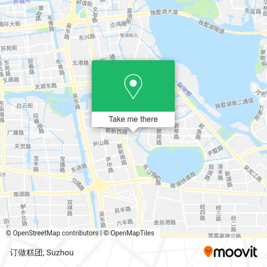 订做糕团 map