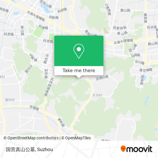 国营真山公墓 map