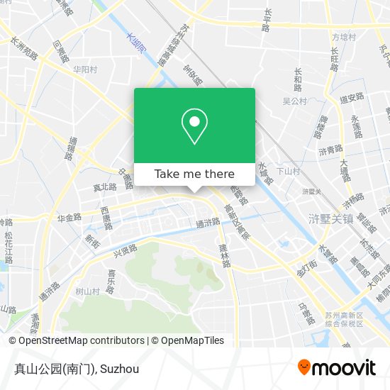真山公园(南门) map
