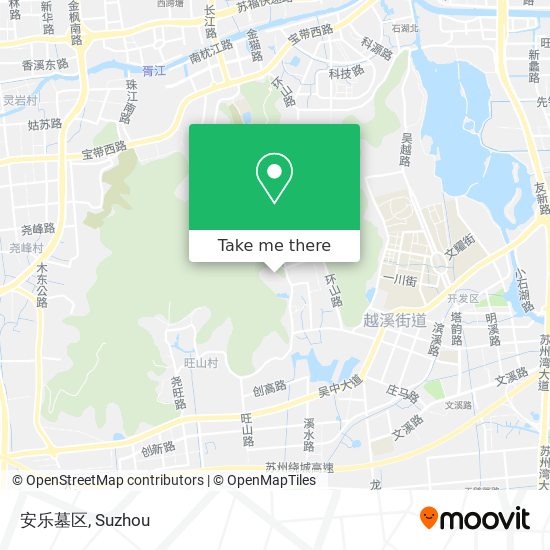 安乐墓区 map