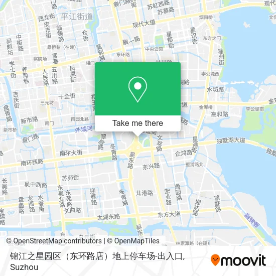 锦江之星园区（东环路店）地上停车场-出入口 map