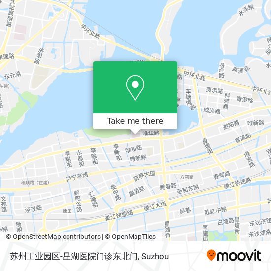苏州工业园区-星湖医院门诊东北门 map
