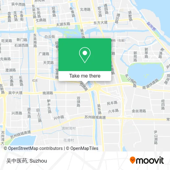 吴中医药 map