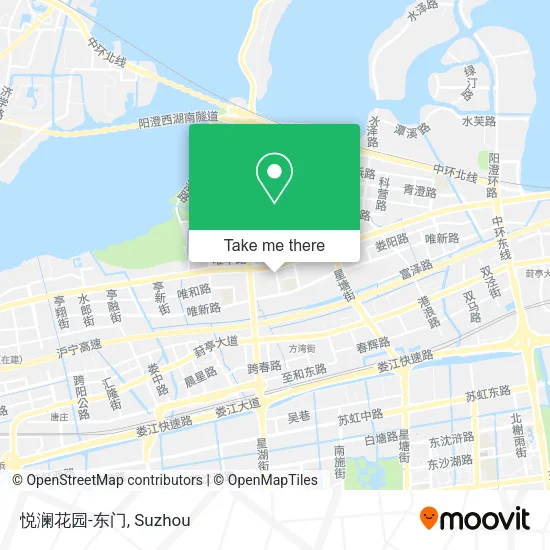 悦澜花园-东门 map