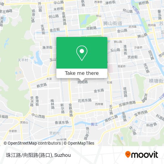 珠江路/向阳路(路口) map