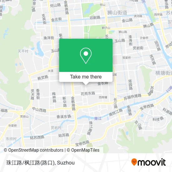 珠江路/枫江路(路口) map