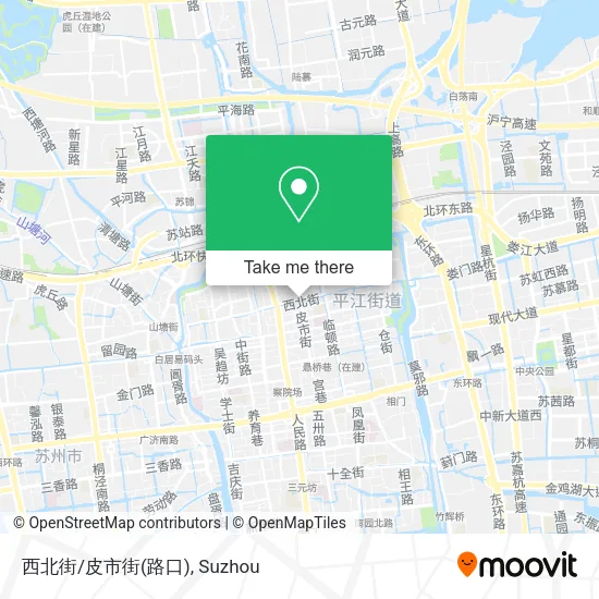 西北街/皮市街(路口) map