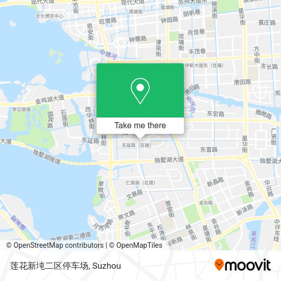 莲花新坉二区停车场 map