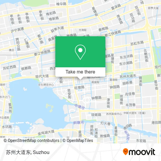 苏州大道东 map