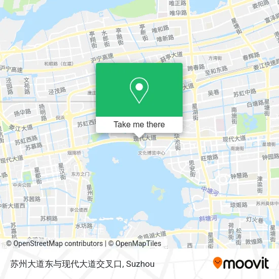 苏州大道东与现代大道交叉口 map