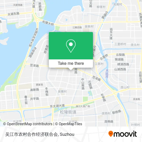 吴江市农村合作经济联合会 map