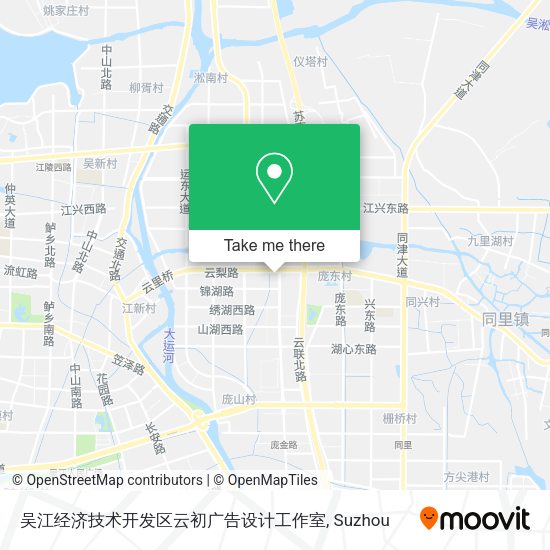 吴江经济技术开发区云初广告设计工作室 map