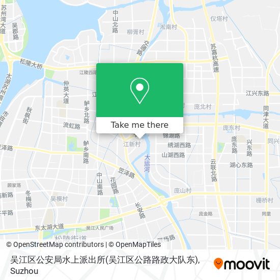 吴江区公安局水上派出所(吴江区公路路政大队东) map