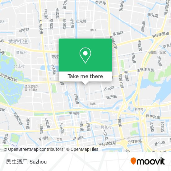 民生酒厂 map