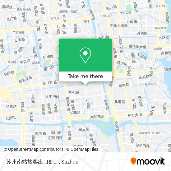 苏州南站旅客出口处。 map