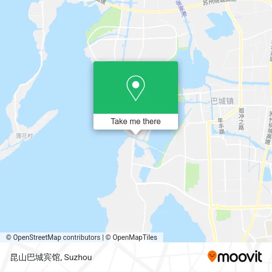 昆山巴城宾馆 map