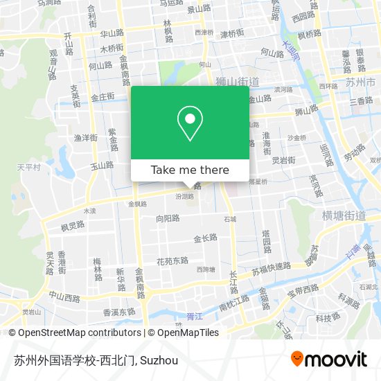 苏州外国语学校-西北门 map