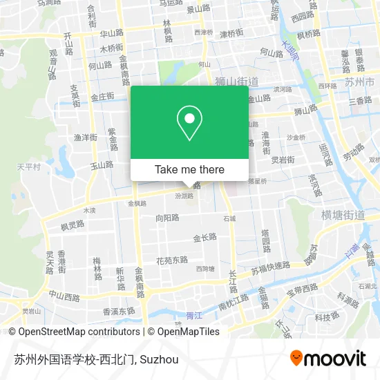 苏州外国语学校-西北门 map